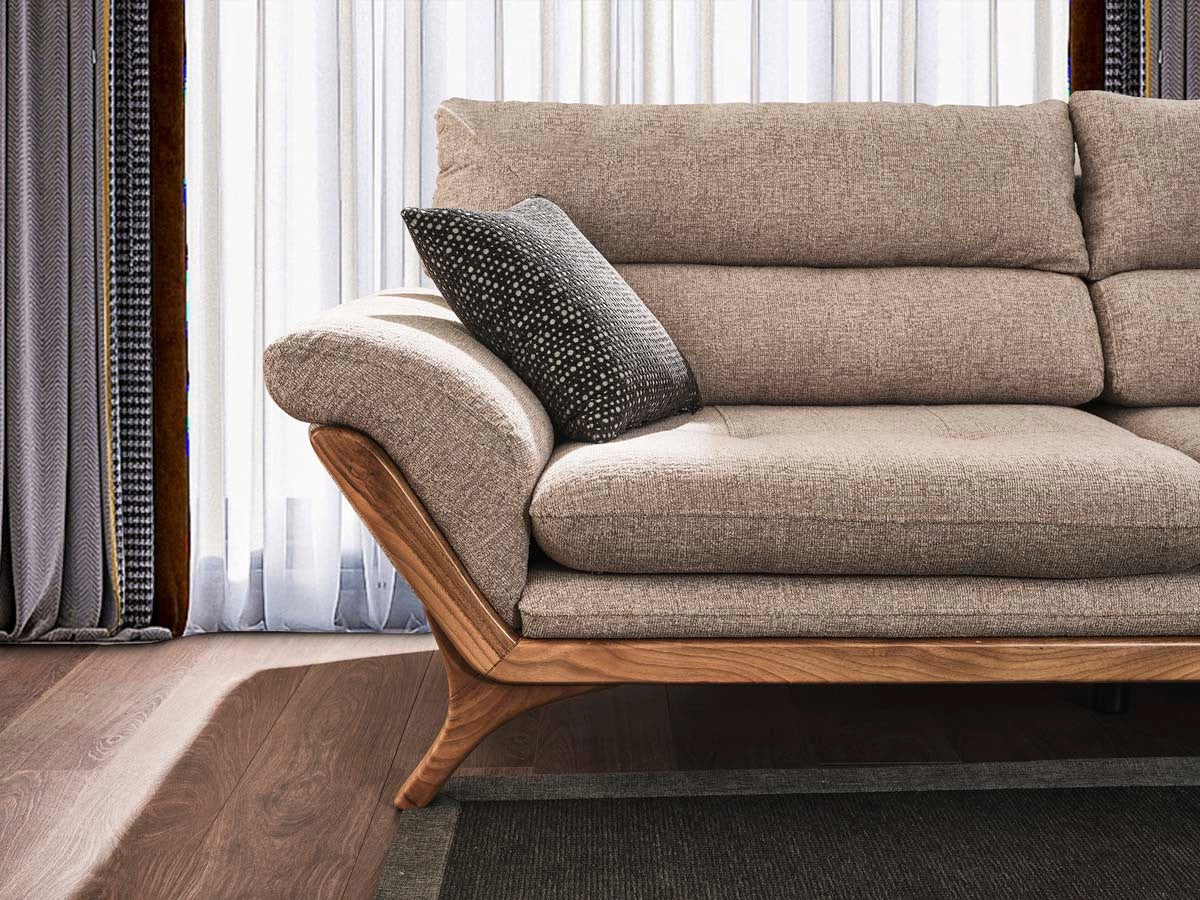 Panama Canapé Crème 3 Places