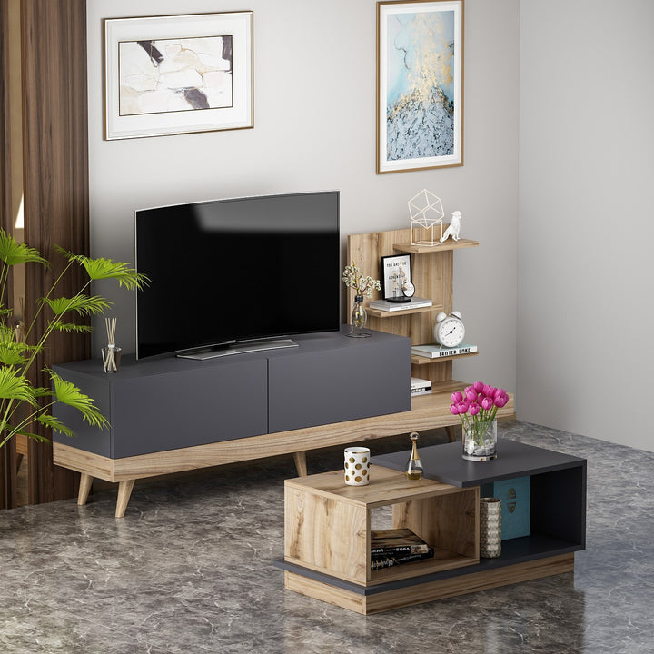Ensemble de meubles de salon Dizayn - Anthracite, Ciragan