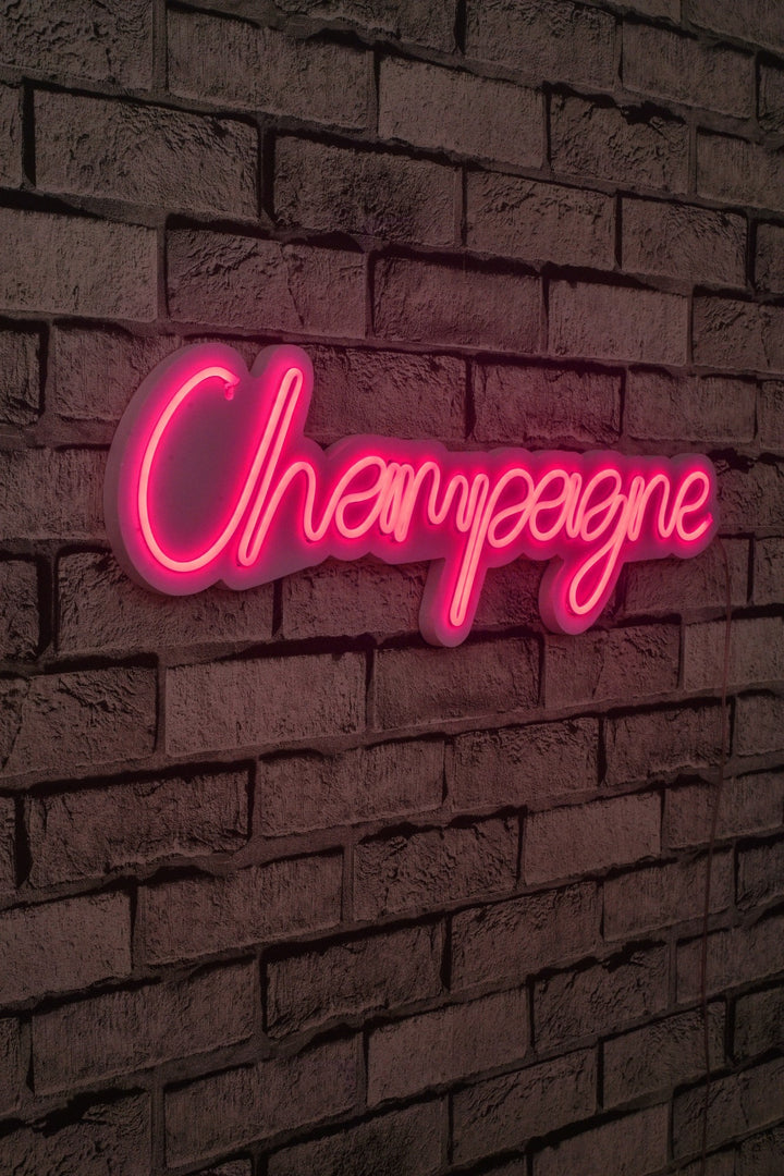 Éclairage LED en plastique décoratif Champagne - Pink