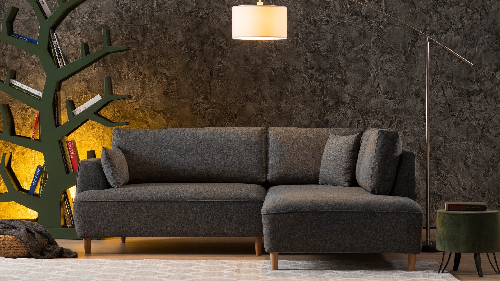 Canapé d'angle Felix Extra Soft Corner Sofa Right - Dark Grey