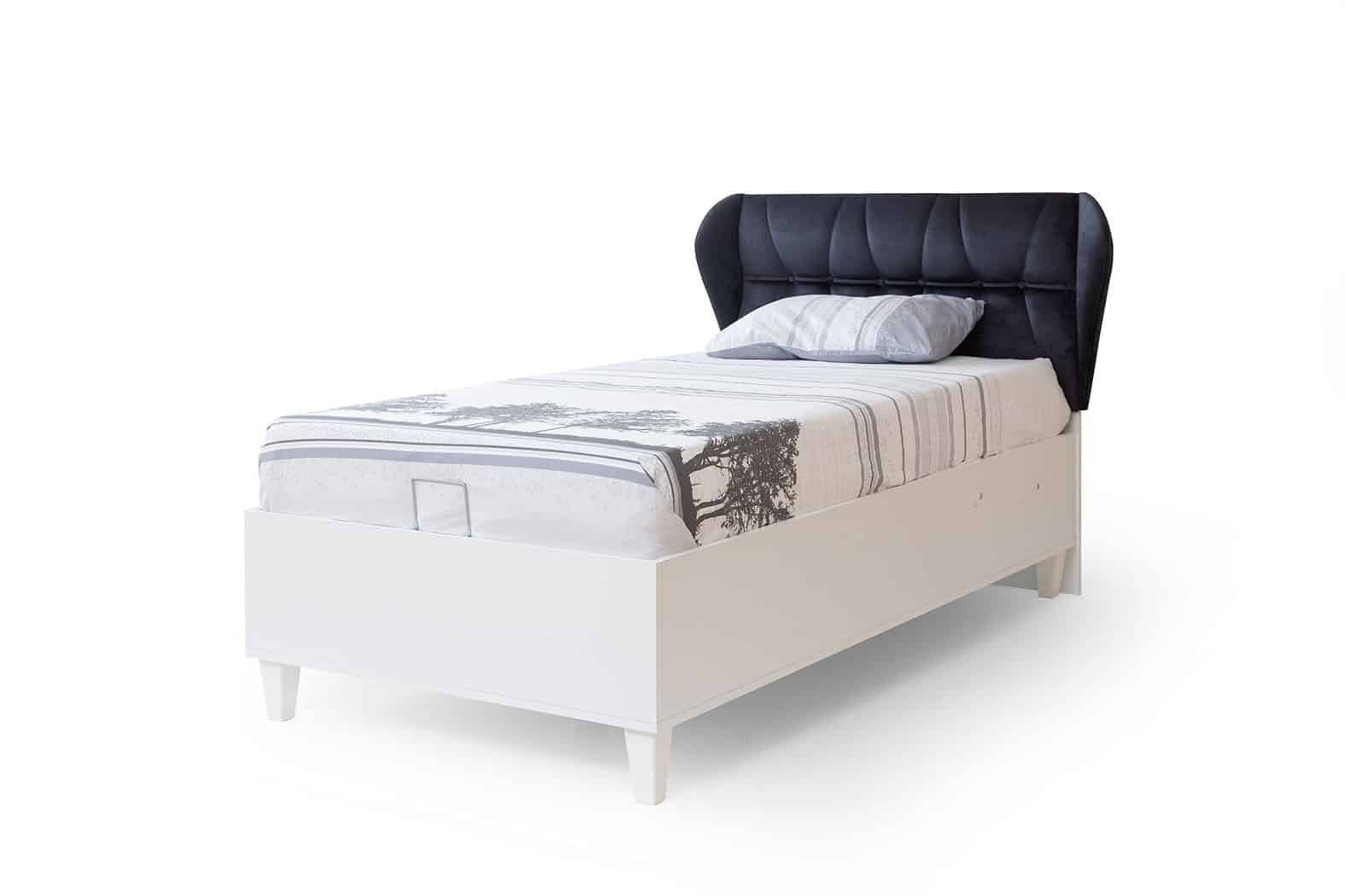 Black And White avec sommier lit (100*200)