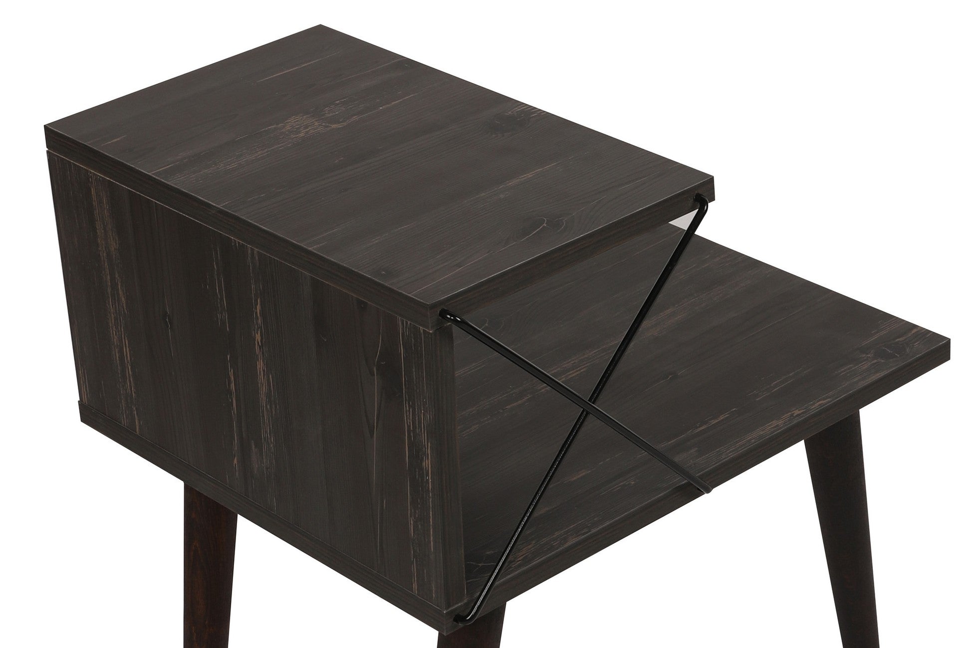 Table de chevet Cross - Dark Brown