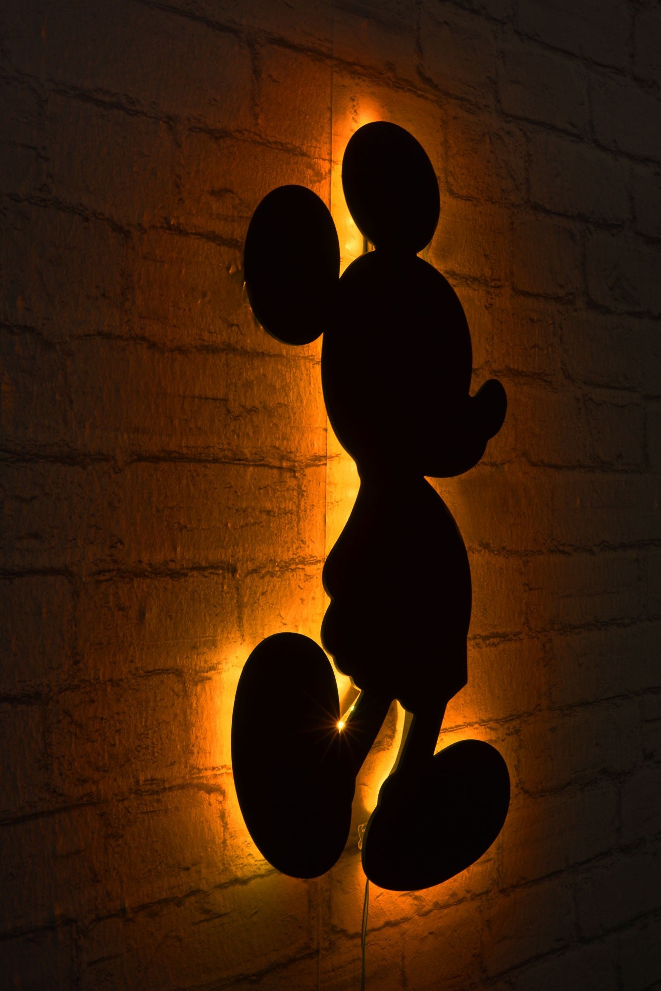 Éclairage LED décoratif Mickey Mouse - Yellow