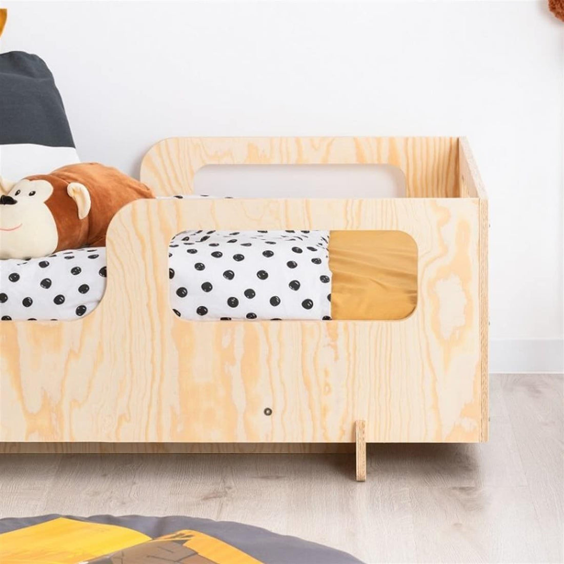 Lit cabane enfant Mocha ,bois 90x190cm