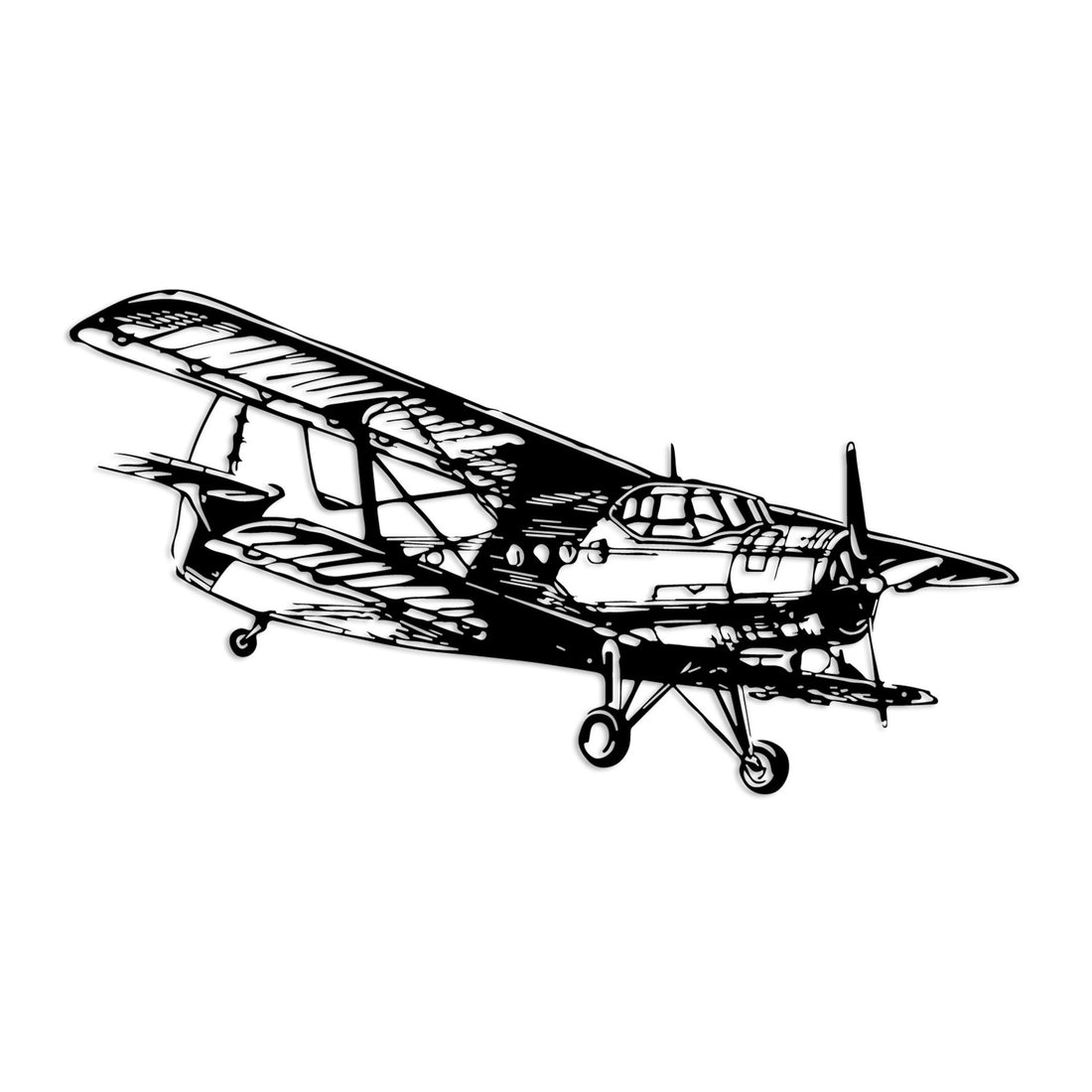 Accessoire mural en métal décoratif Aereo-1