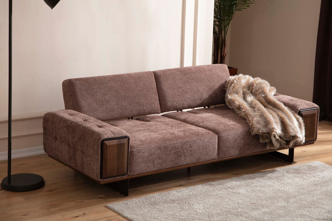 Petra Canapé 3 Places Marron