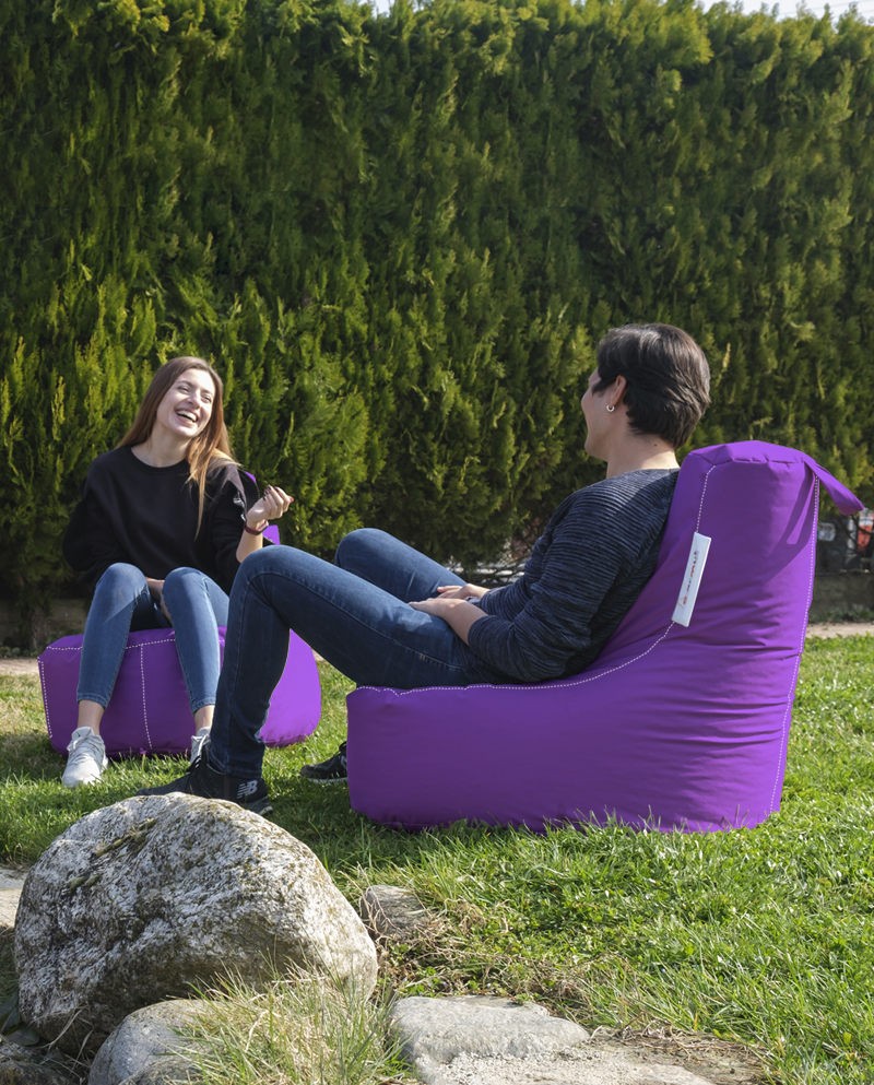 Pouf de jardin EVA Sport - Purple