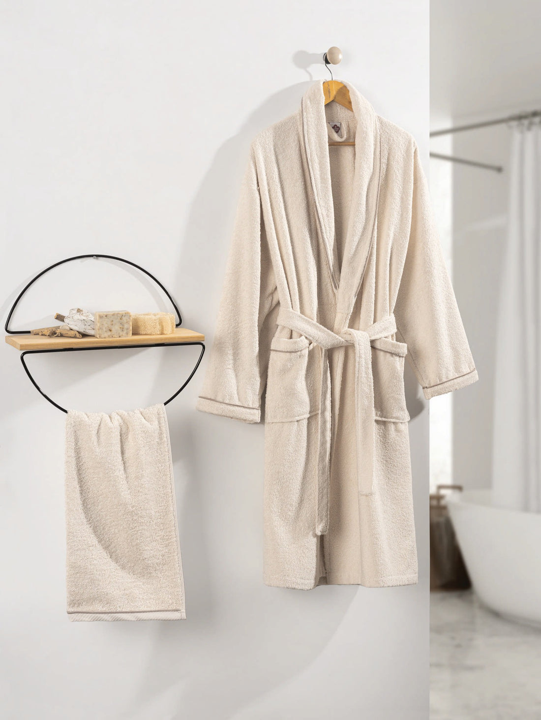 Peignoir Deluxe - Cream