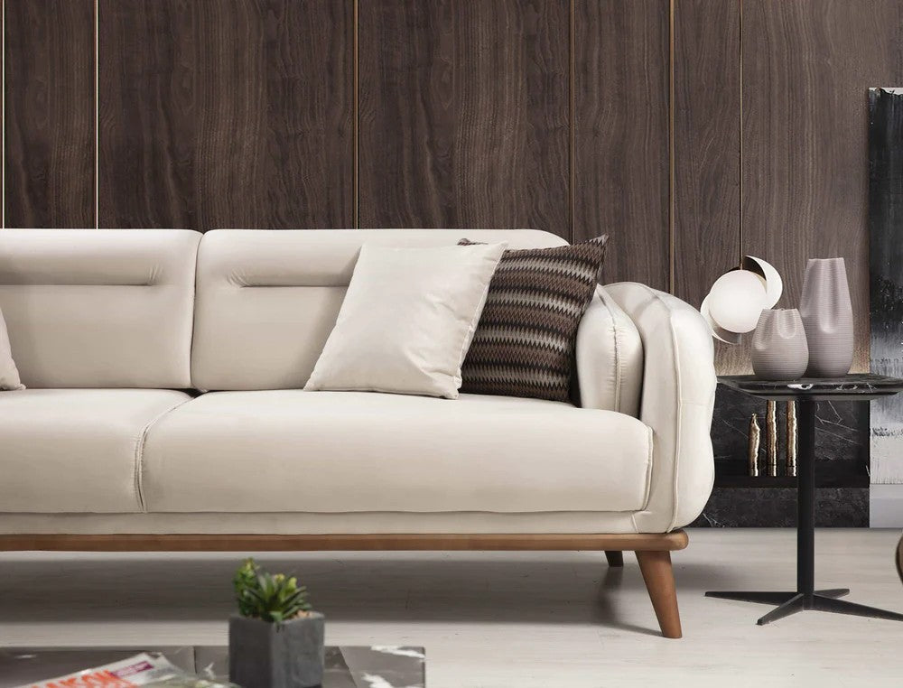 Bodrum Canapé 3 places crème