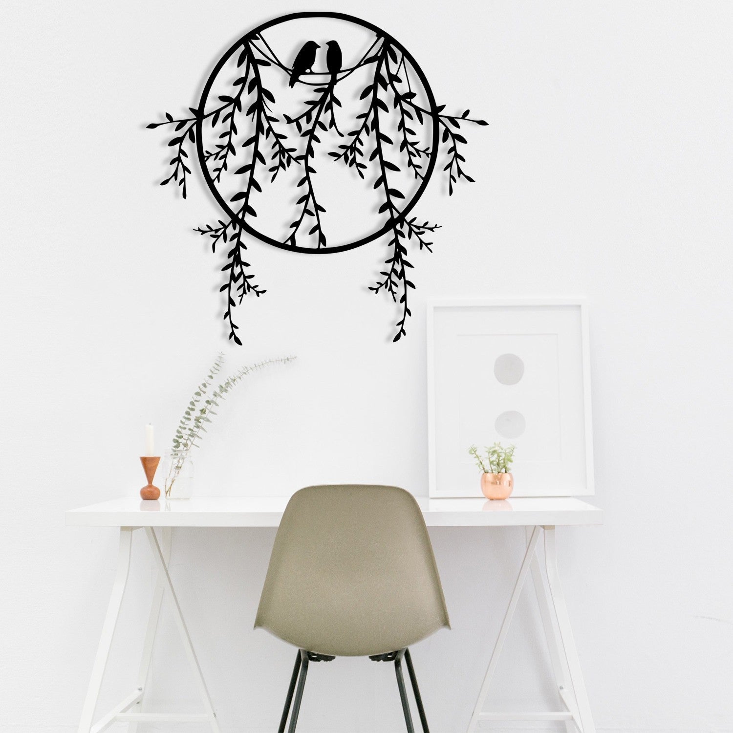 Accessoire mural en métal décoratif Sirayet