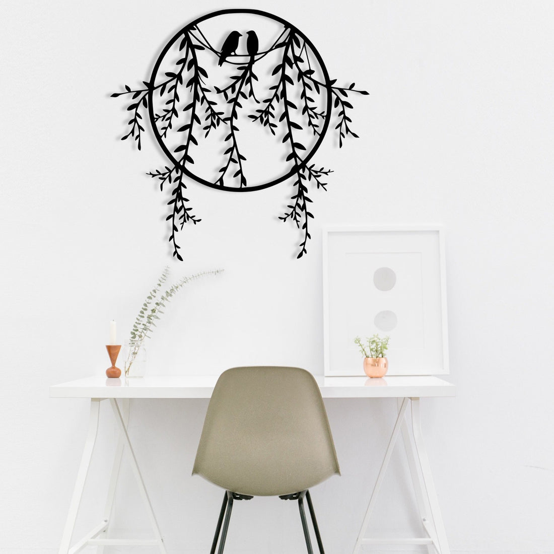 Accessoire mural en métal décoratif Sirayet