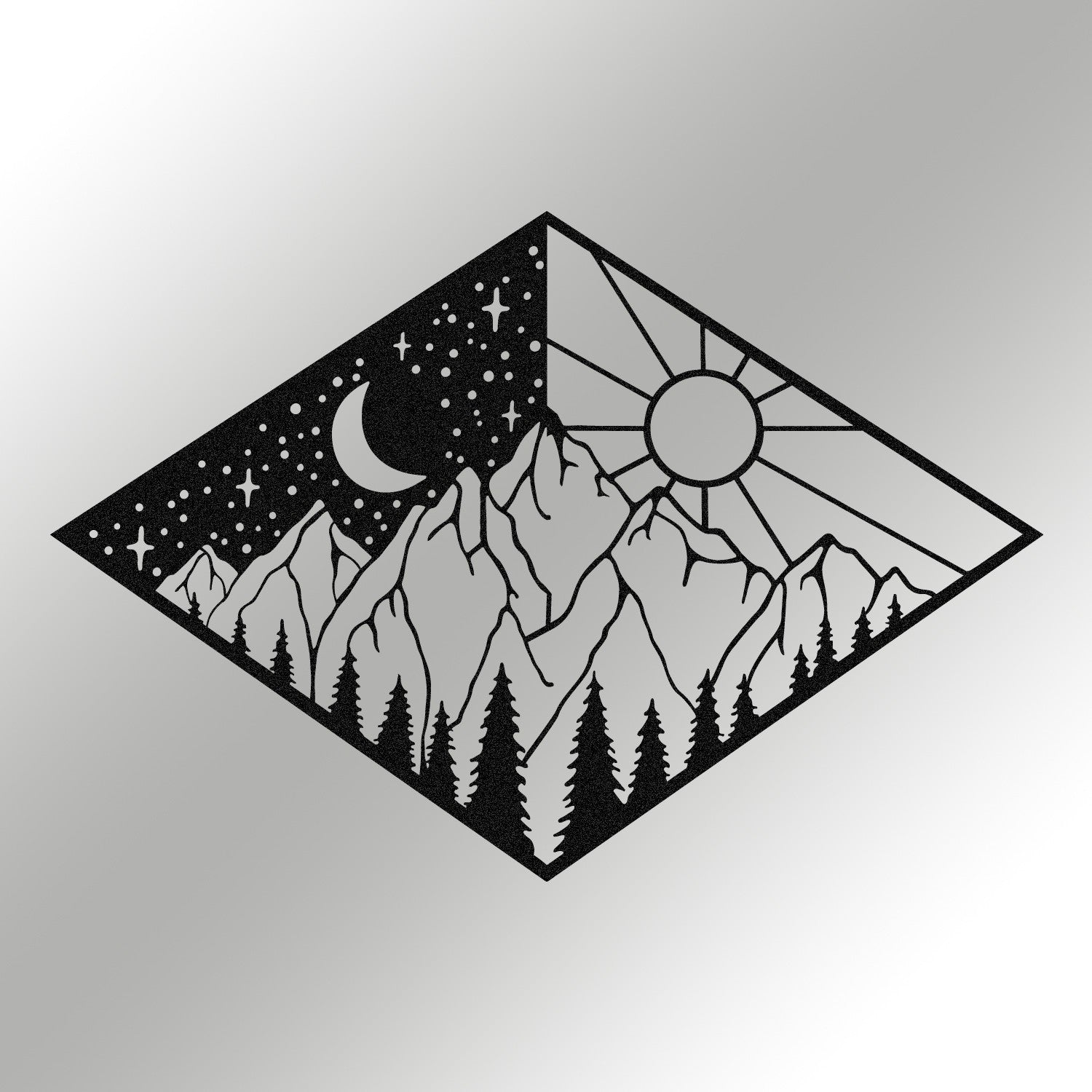 Accessoire mural en métal décoratif Suveyda