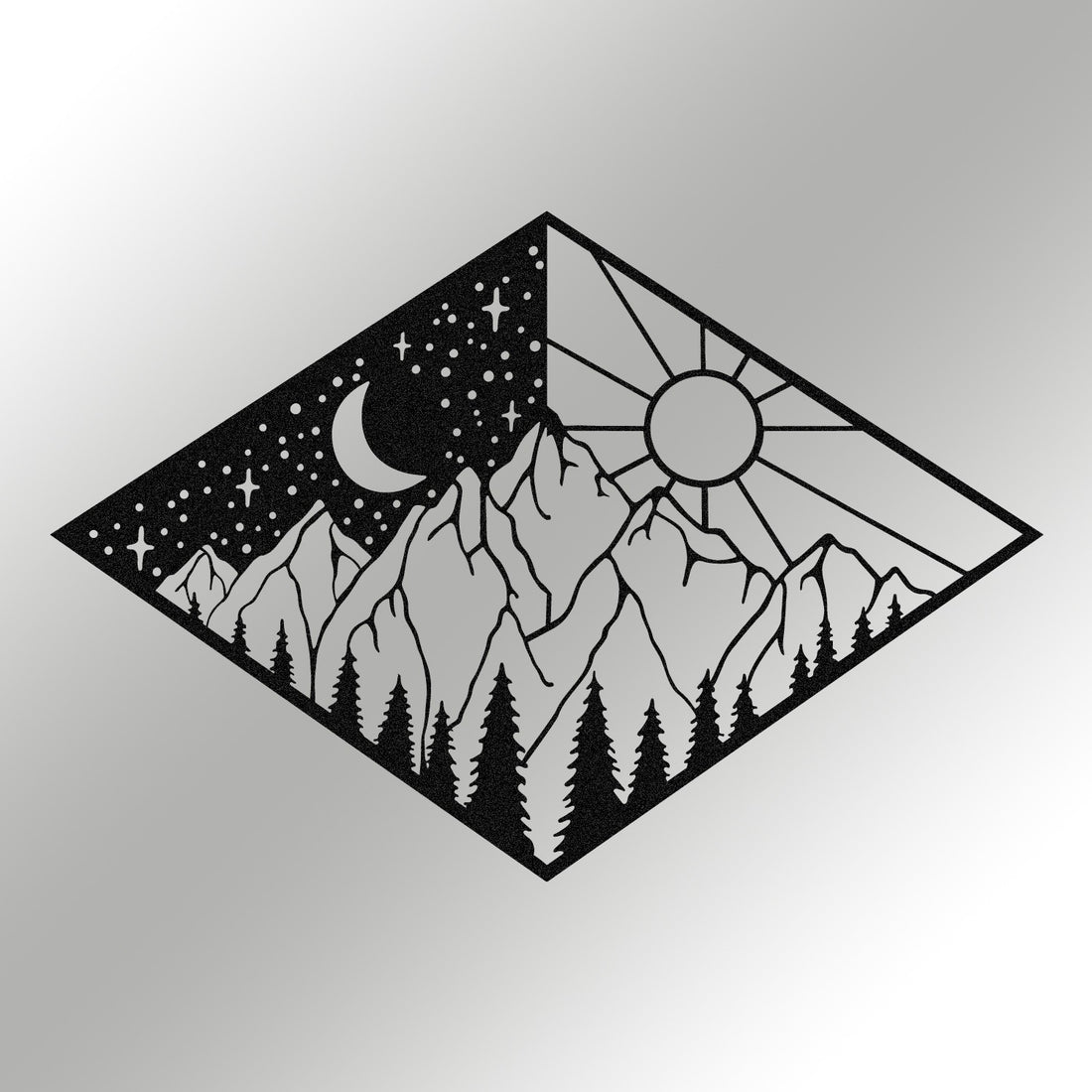 Accessoire mural en métal décoratif Suveyda