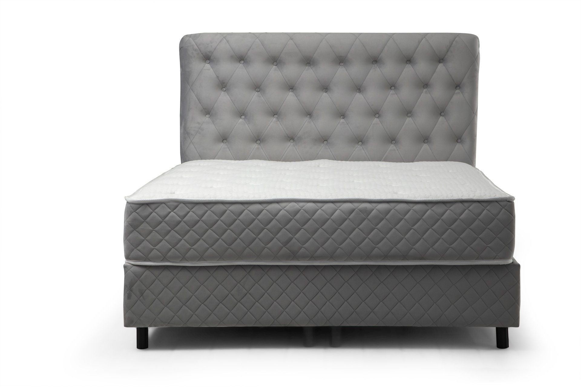 Base de lit double et tête de lit Sonata 140 x 200 - Grey