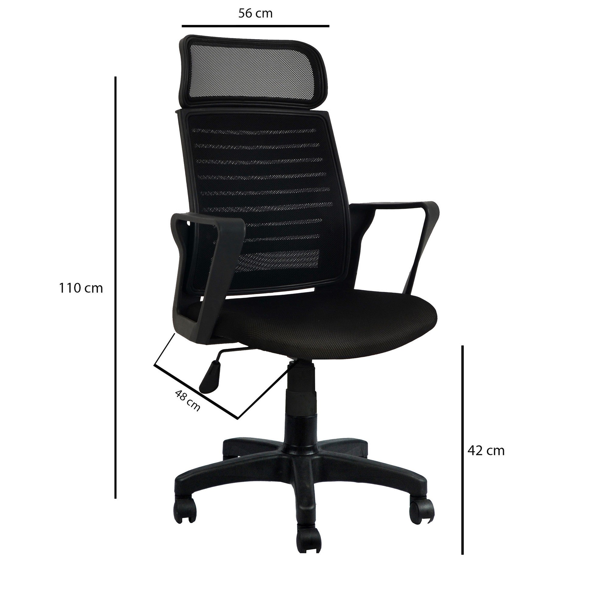 Chaise de bureau Bürocci Likya - Black