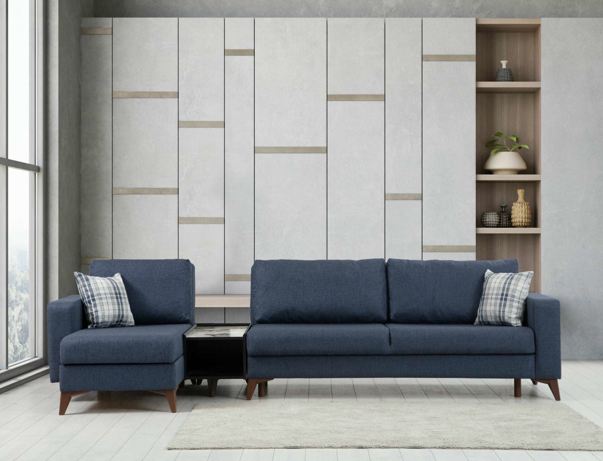 Canapé Kristal Rest Marble Set - Anthracite