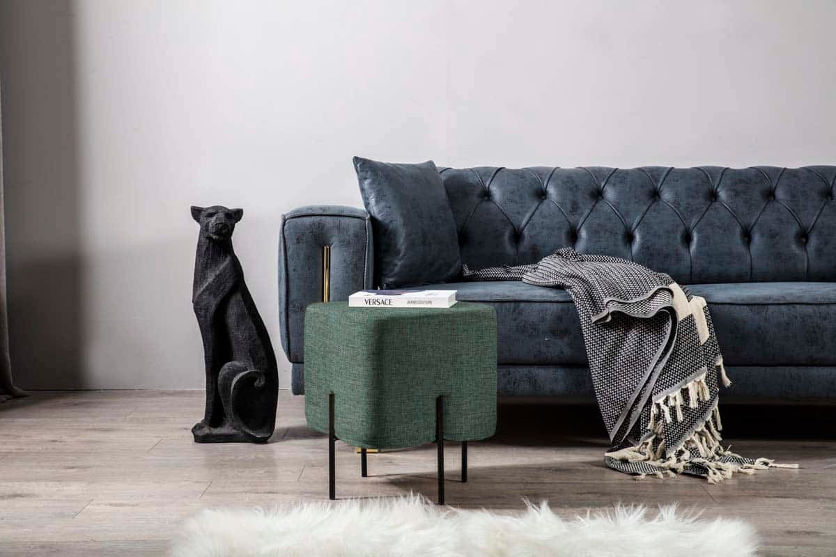 Mono Pouf Vert Clair