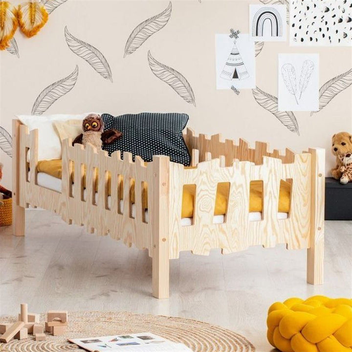 Lit cabane enfant Jupiter ,bois 90x190cm
