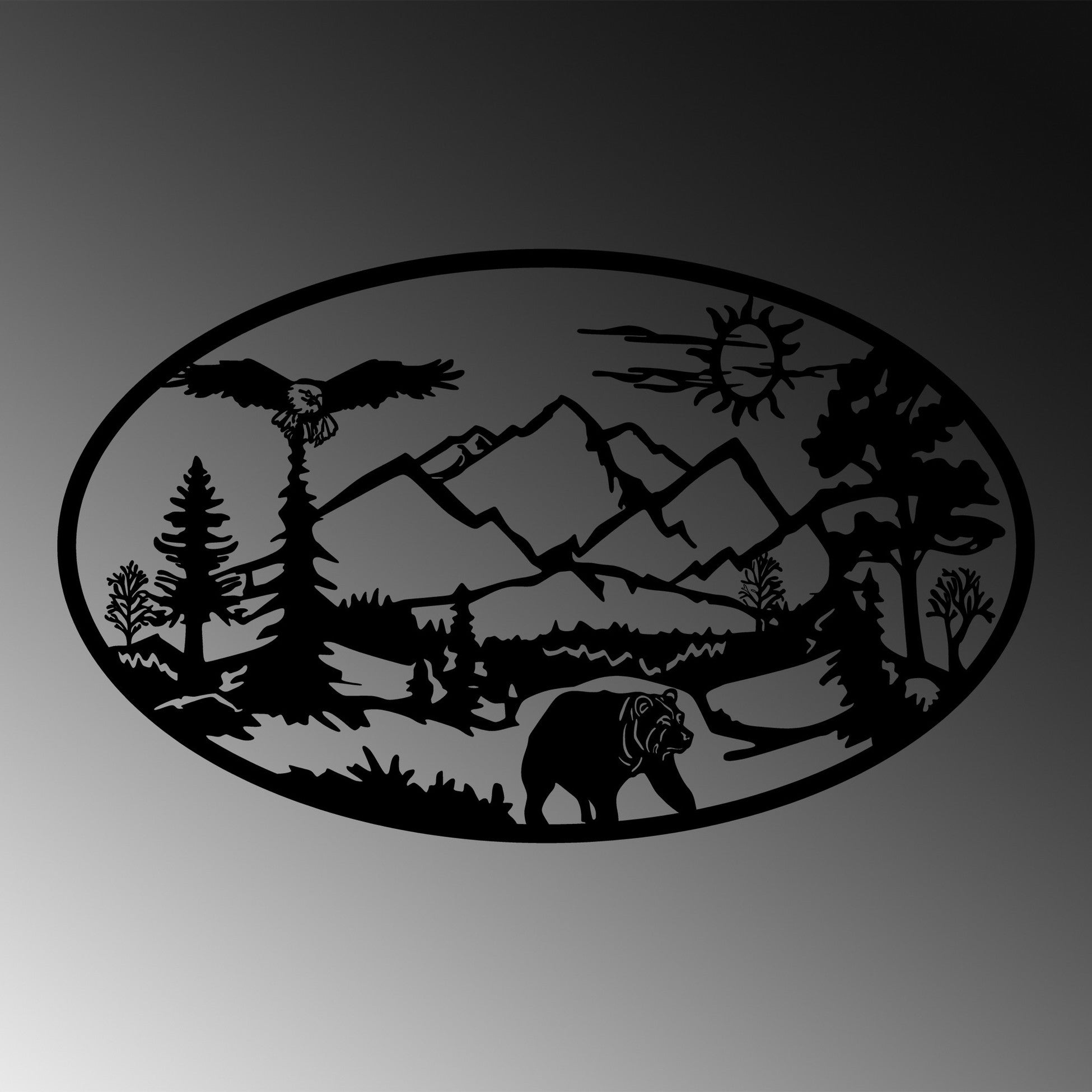 Accessoire mural en métal décoratif Survivor