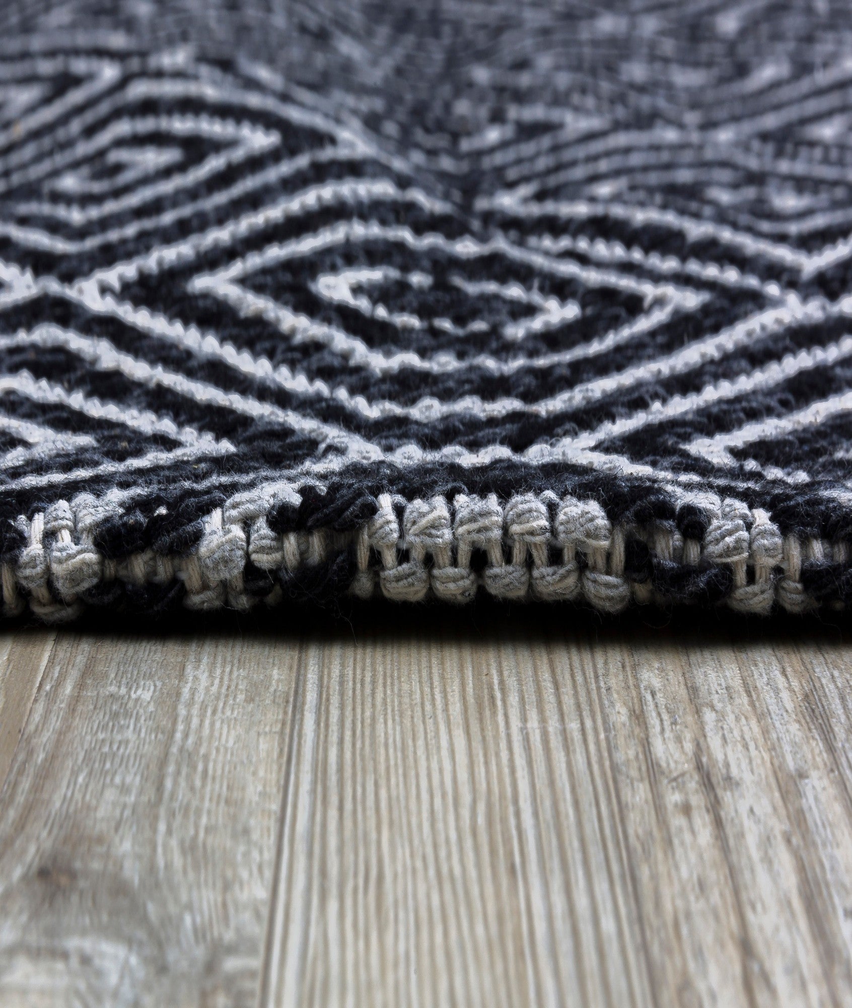 Tapis (150 x 220) 21401A - Black, Grey