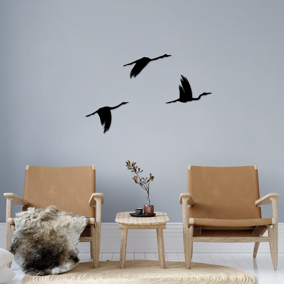 Accessoire mural en métal décoratif Migrant Birds - 291