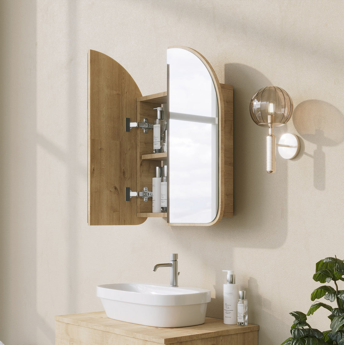 Armoire de toilette Hope Cabinet - Beige