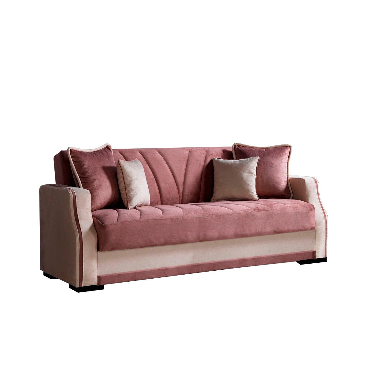 Çizgi canapé lit clic-clac 3 places avec coffre de rangement