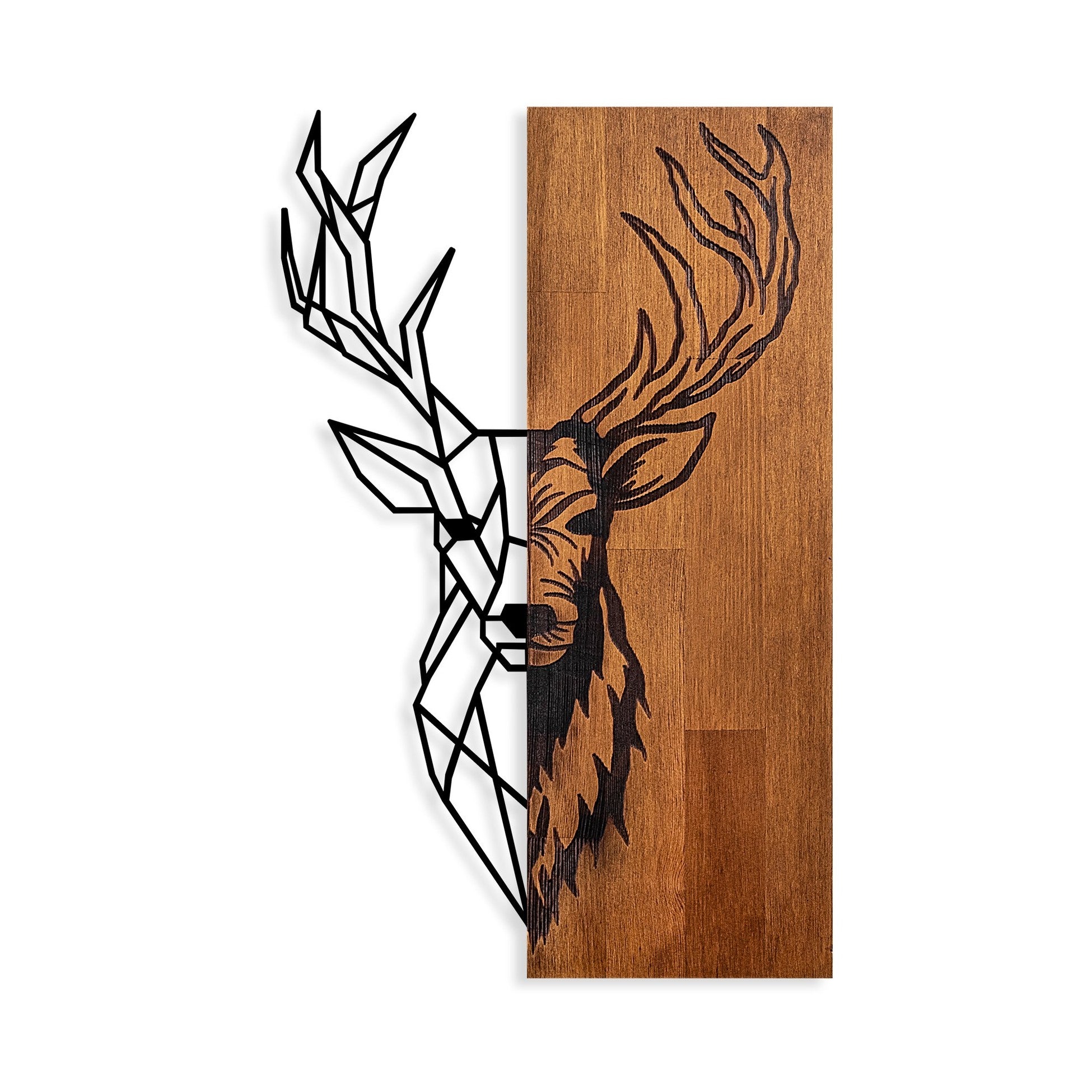 Accessoire mural en bois décoratif Red Deer 1