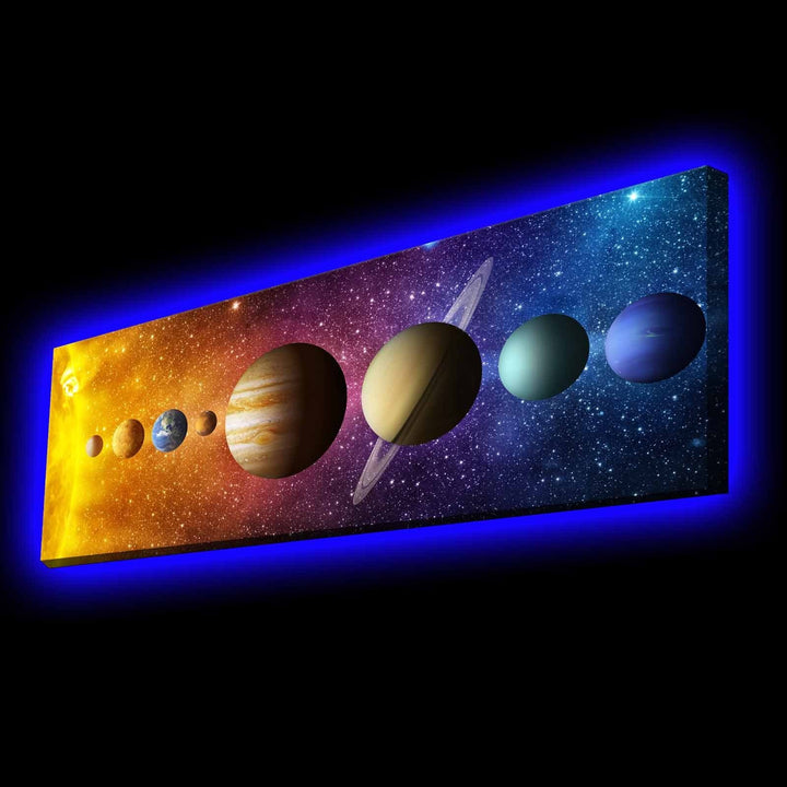 Peinture de toile éclairée à LED décorative 3090KTLGDACT - 002