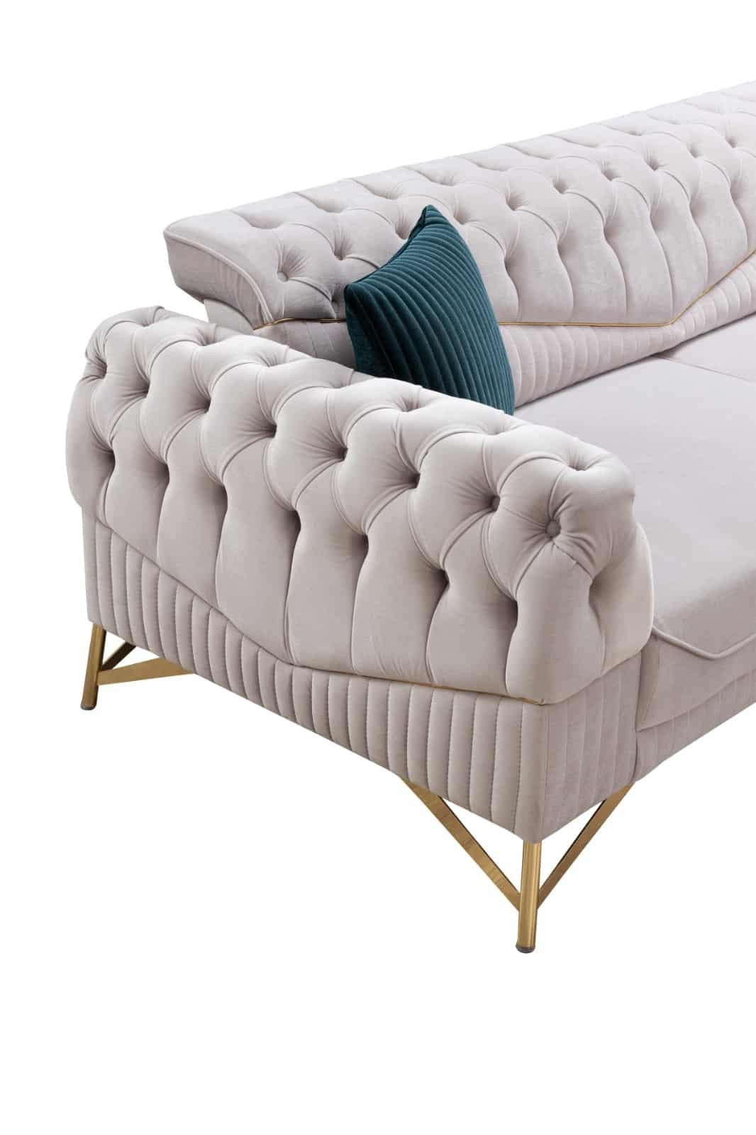 Verona Canapé 3 Places Blanc