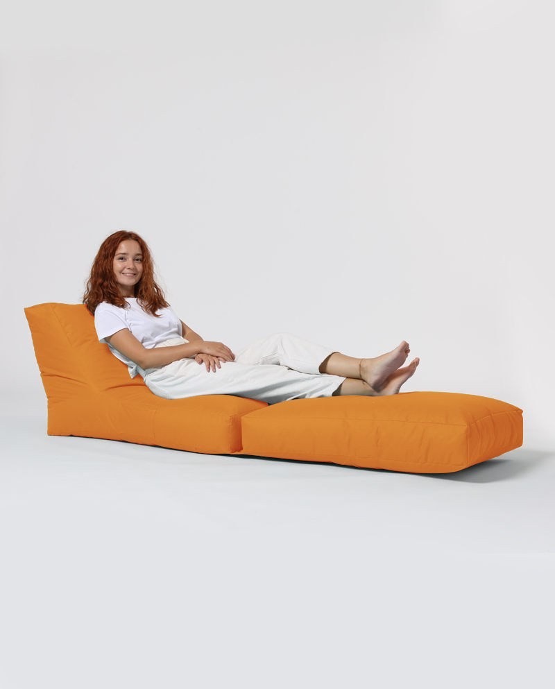 Pouf de jardin Siesta Sofa Bed Pouf - Orange