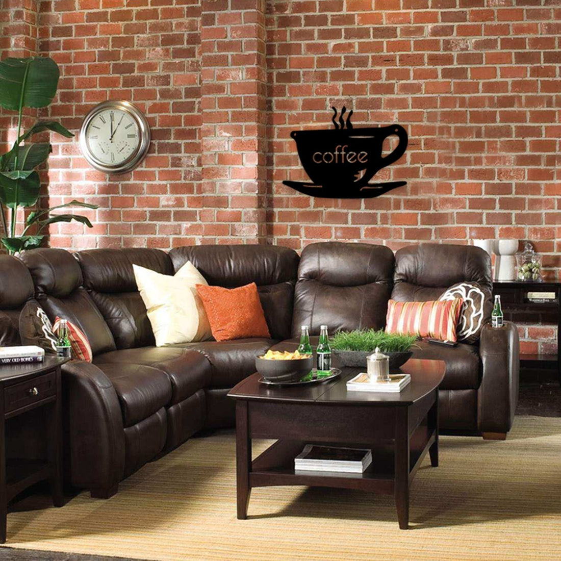 Accessoire mural en métal décoratif Bi Kahve