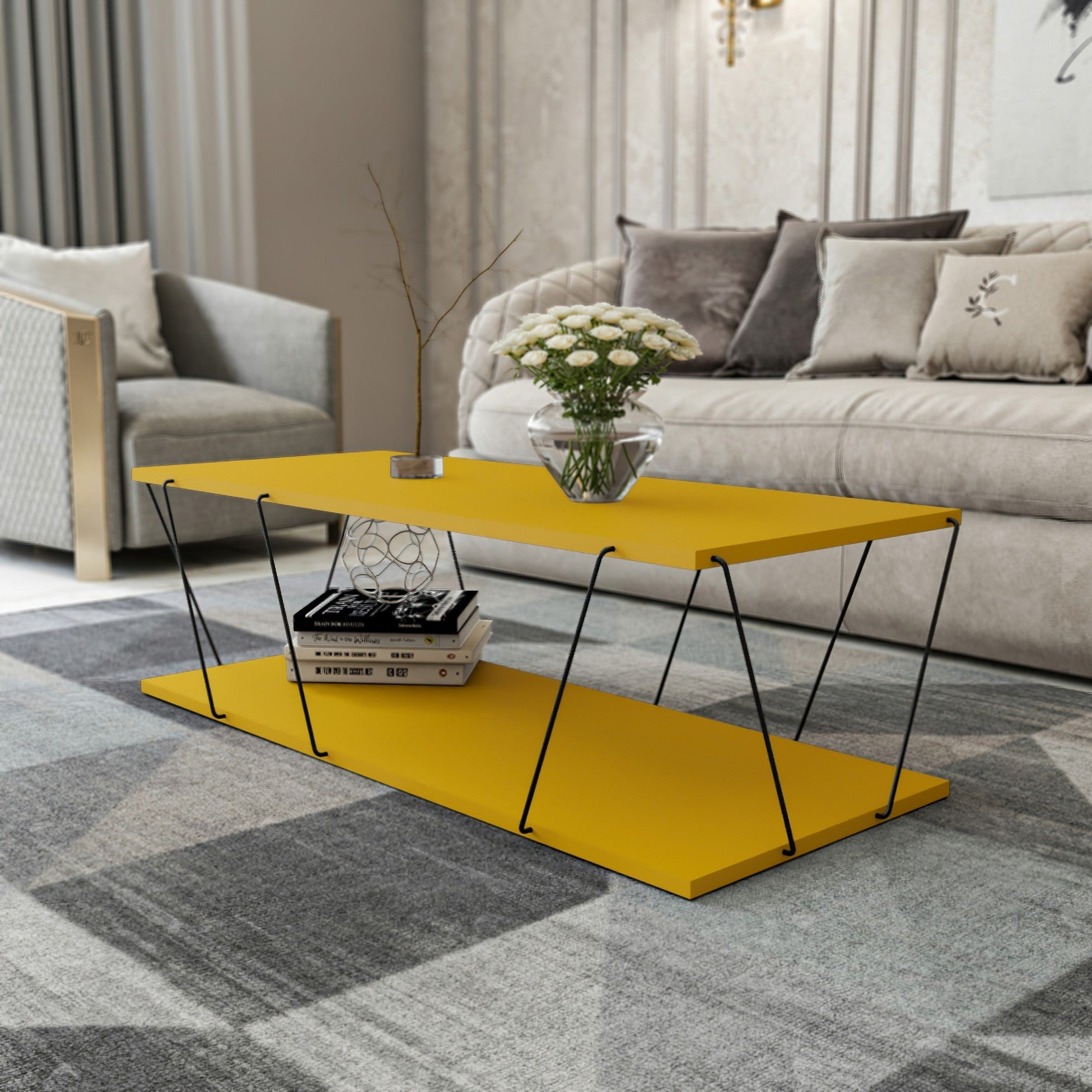 Table basse Labranda - Yellow