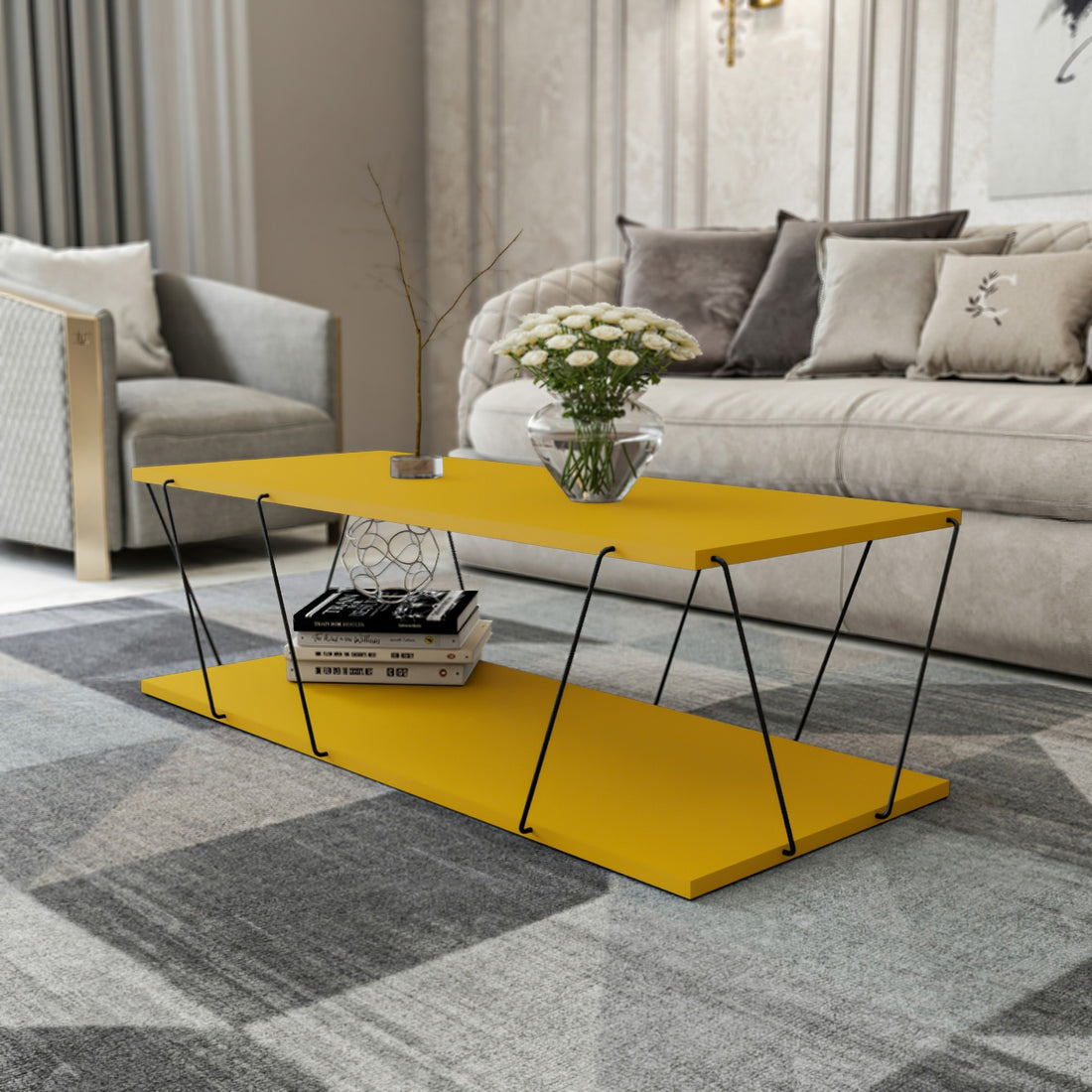 Table basse Labranda - Yellow