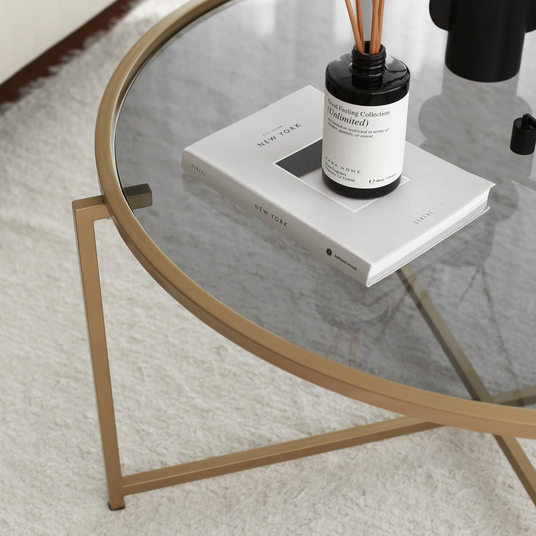 Table basse Gold Sun S404F - Gold, Fume