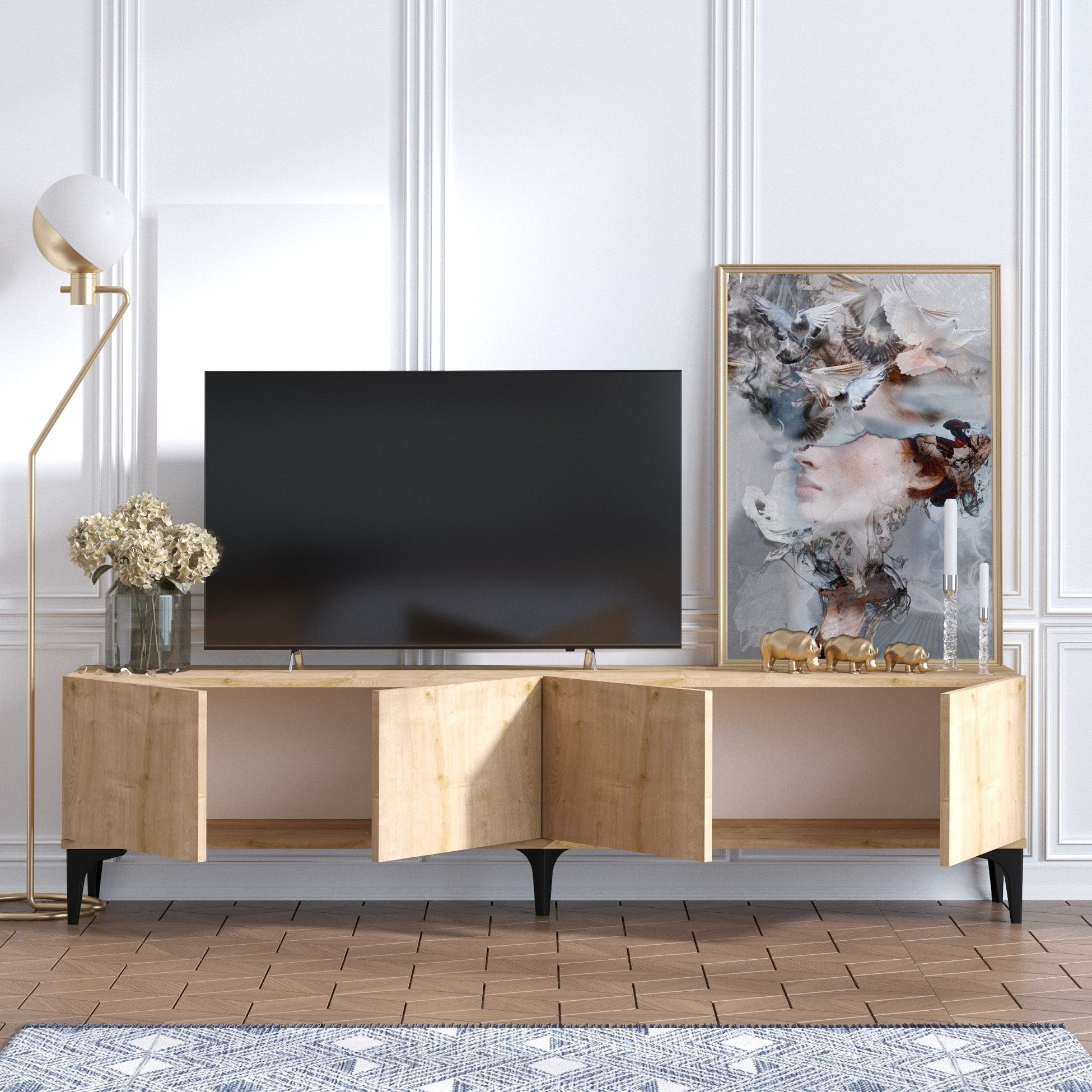 Meuble TV Nora - Sapphire Oak