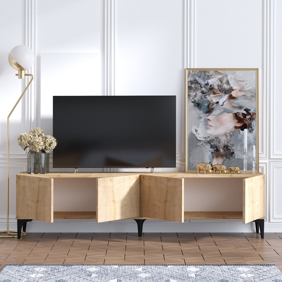 Meuble TV Nora - Sapphire Oak