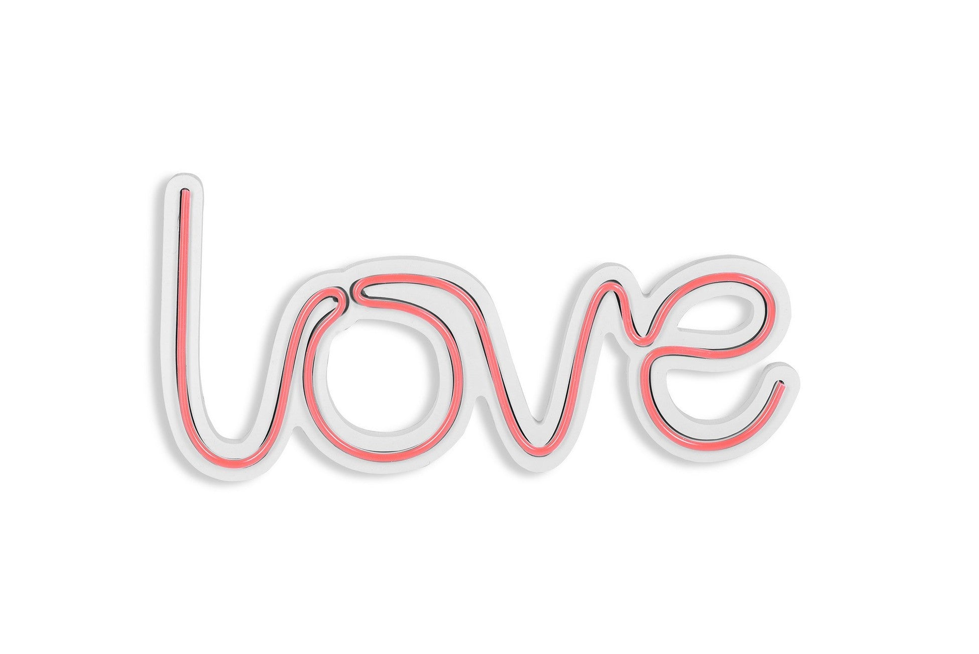 Éclairage LED en plastique décoratif Love - Pink