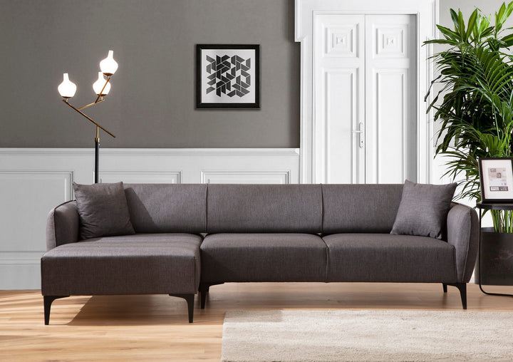 Canapé d'angle Belissimo Left - Dark Grey
