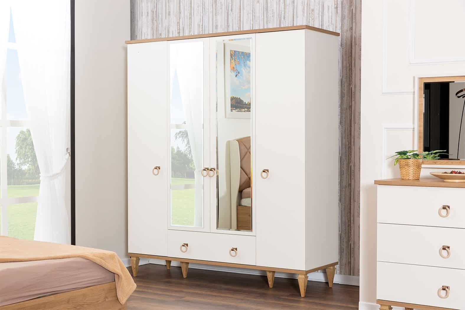 Teori armoire 4 portes