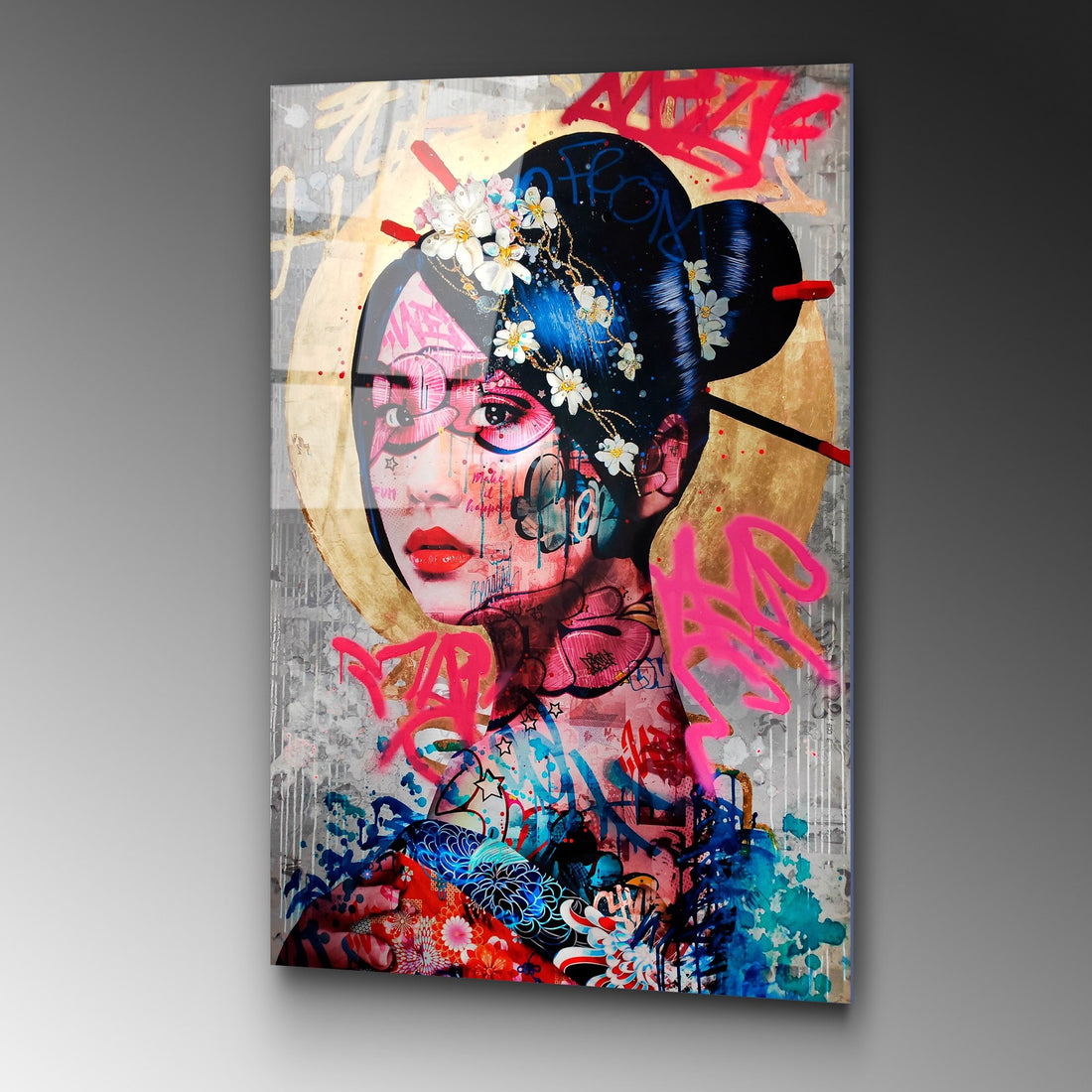 Peinture en verre trempé décoratif UV-726 70 x 100