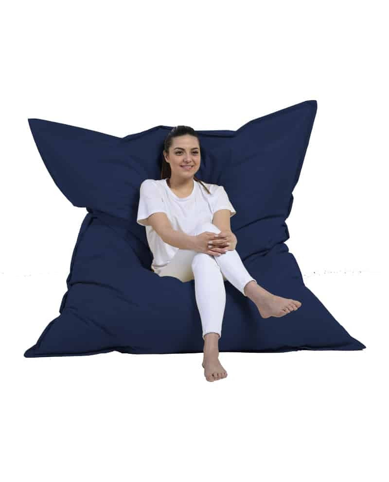 Coussin de sol Axina 140x180cm Tissu - XXL Pouf