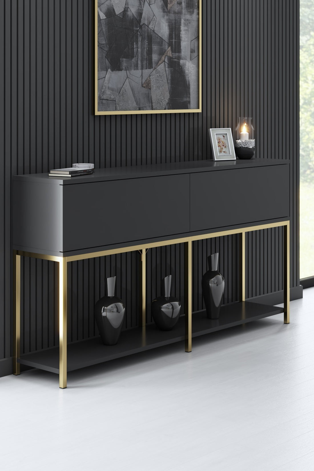 Console Lord - Anthracite, Gold