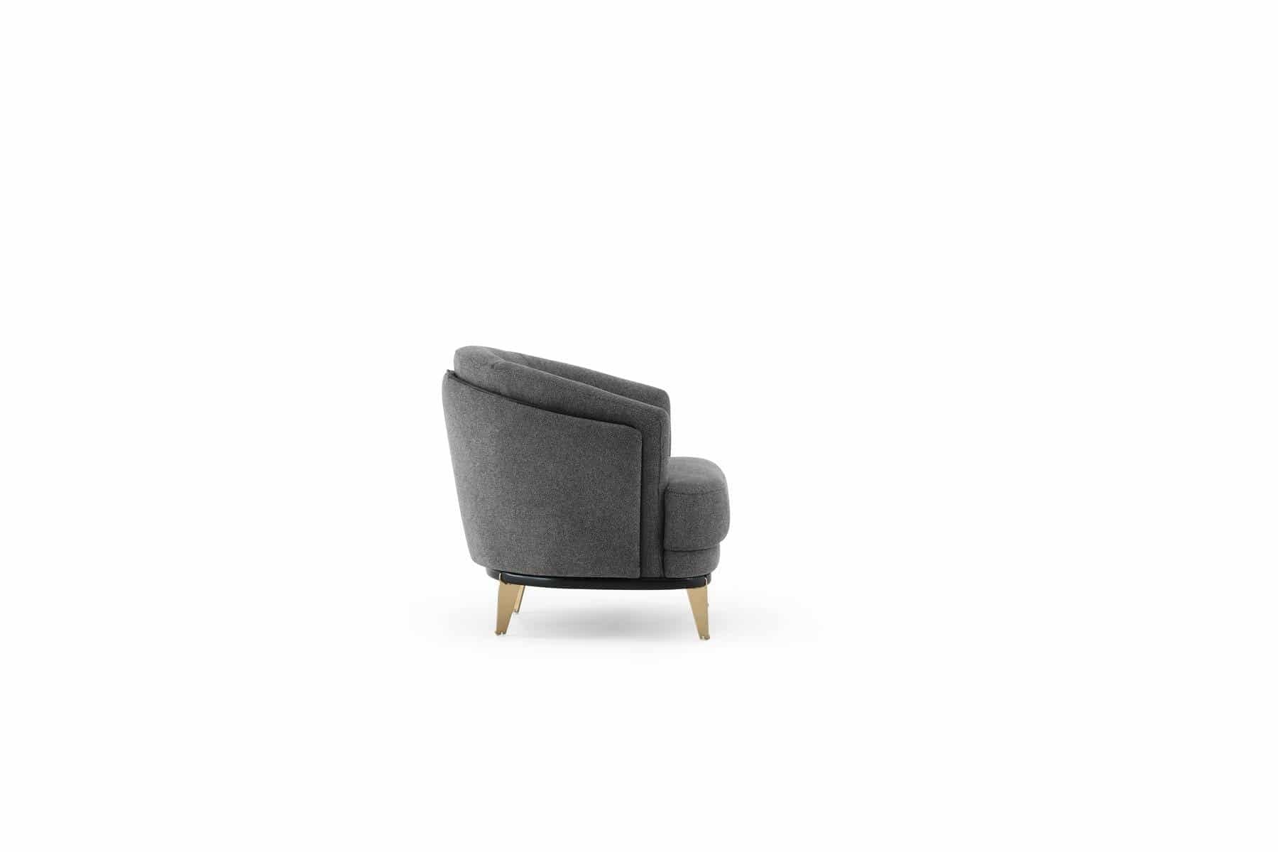 Violet Fauteuil Bergère Gris