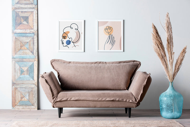 Canapé de 2 places Vino Daybed - Mink GR121\01