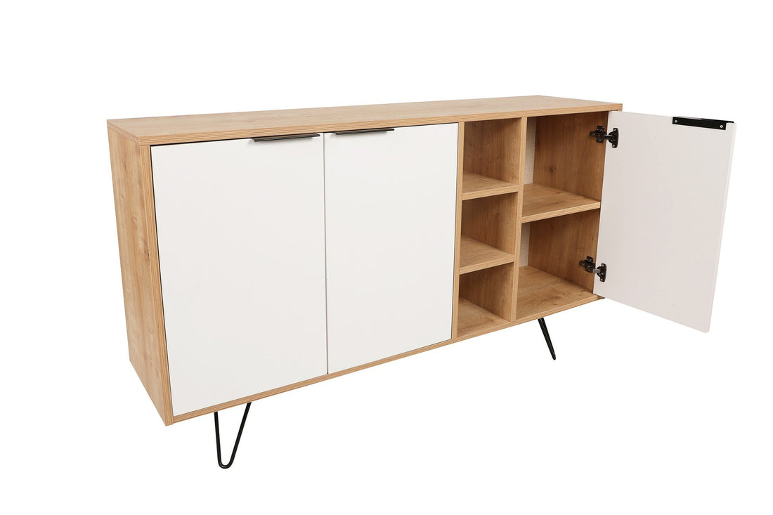 Console Clara Console - Oak, White