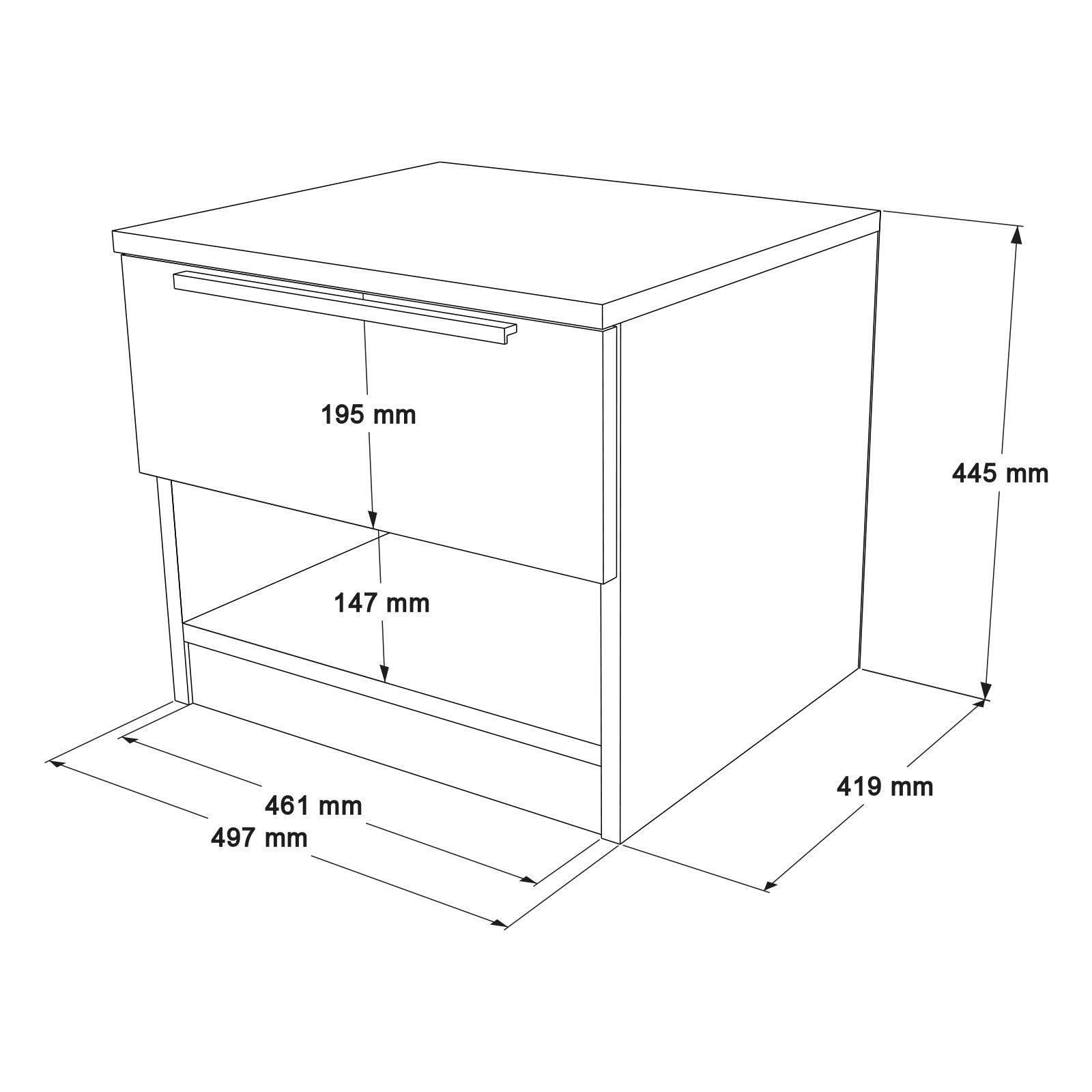 Table de chevet LL3-S