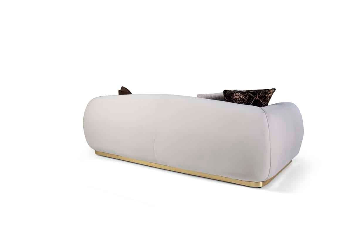 Sagezza Canapé crème 3 Places