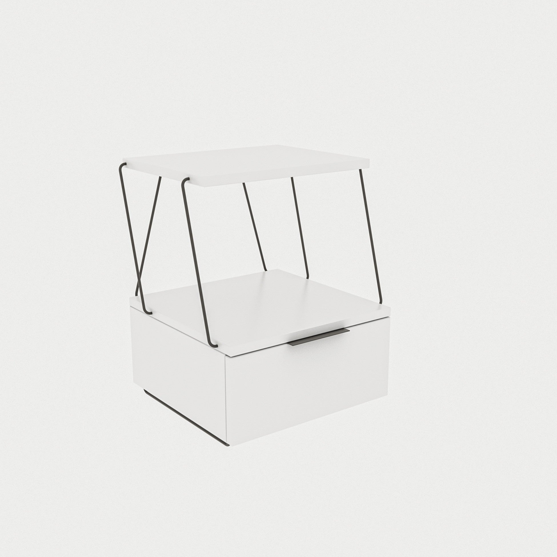 Table de chevet Tekoba - White