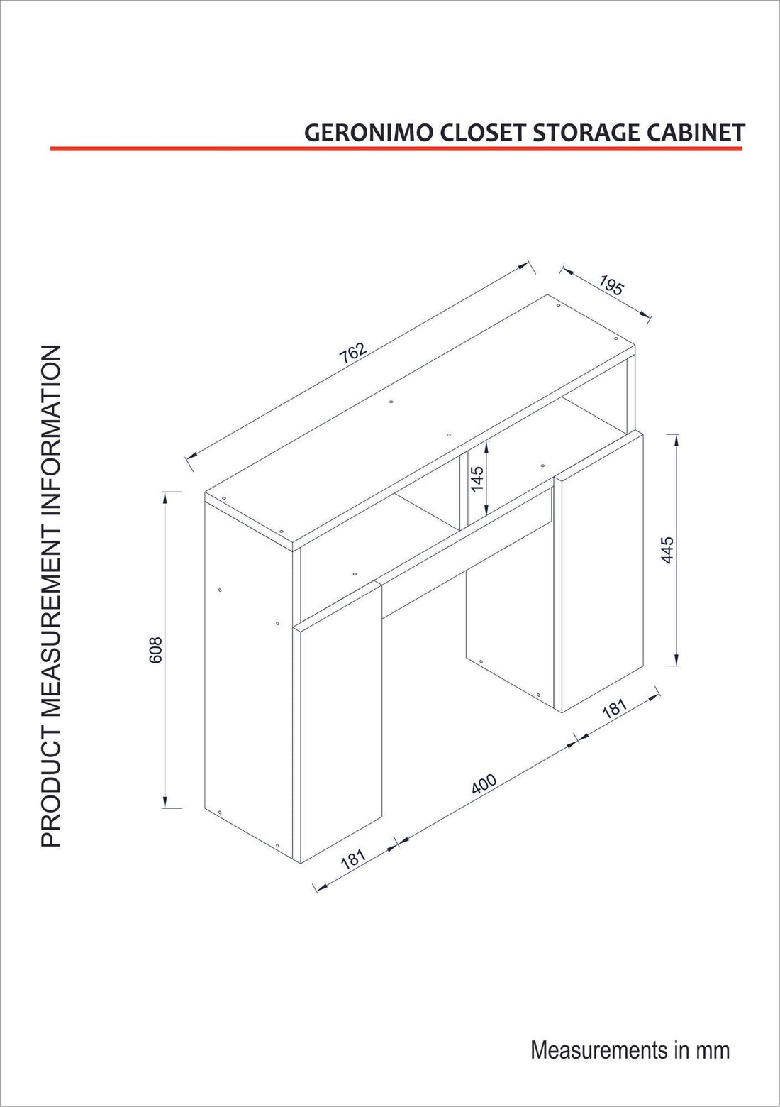 Armoire de toilette Geronimo - White